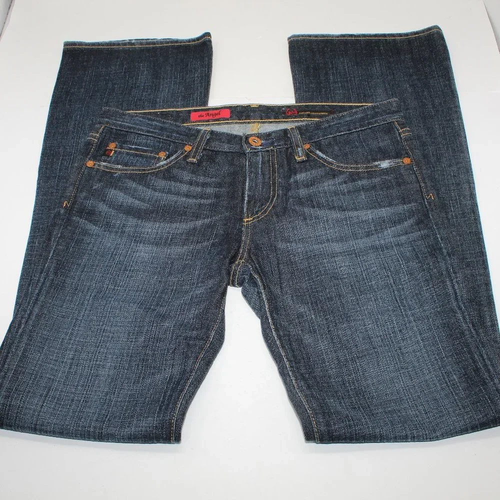 AG Adriano GoldSchmied Jeans Women's 28R Blue The Angel Bootcut w/ 28" inseam - Picture 1 of 11